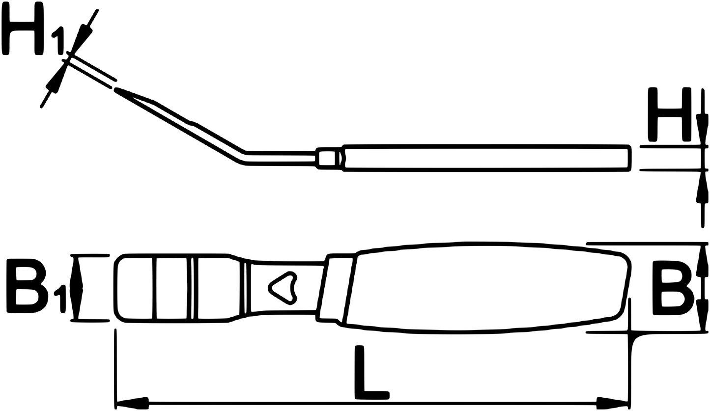 Technical dimension drawing of Unior 1750/2DP-US disc brake piston spreader: 197 mm long, 3.5 mm tapered tip, 9 mm working end