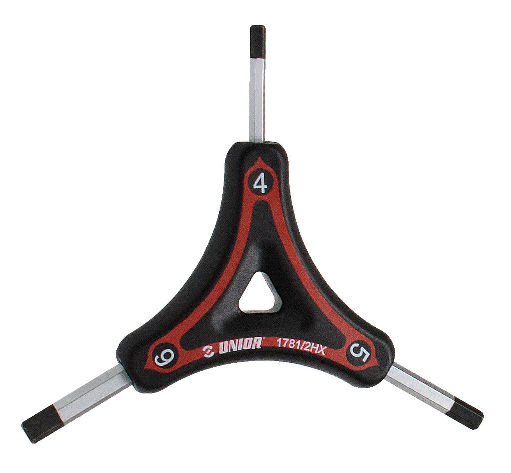 Three-Way Wrench 2, 2.5, 3mm Straight Tip Hex