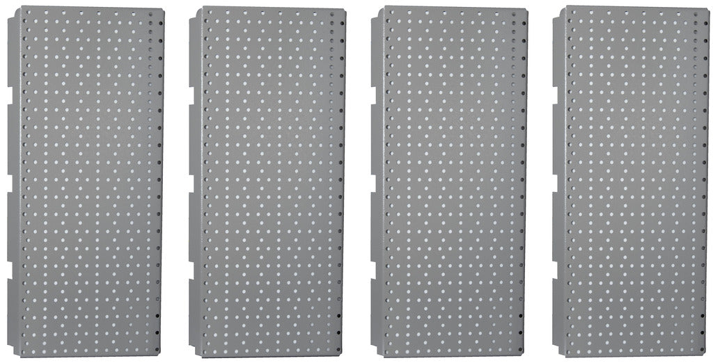 Perforated Back for Angle Modular Work Bench, 4 pcs set
