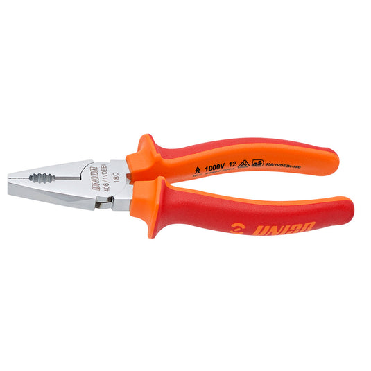 Unior 406/1VDEBI combination pliers with VDE-insulated handles — the generalist bike-shop plier
