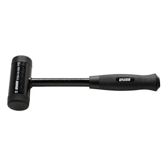 Unior 819A-US deadblow hammer with one-piece polyurethane shell, the bike-shop default for non-marring strikes