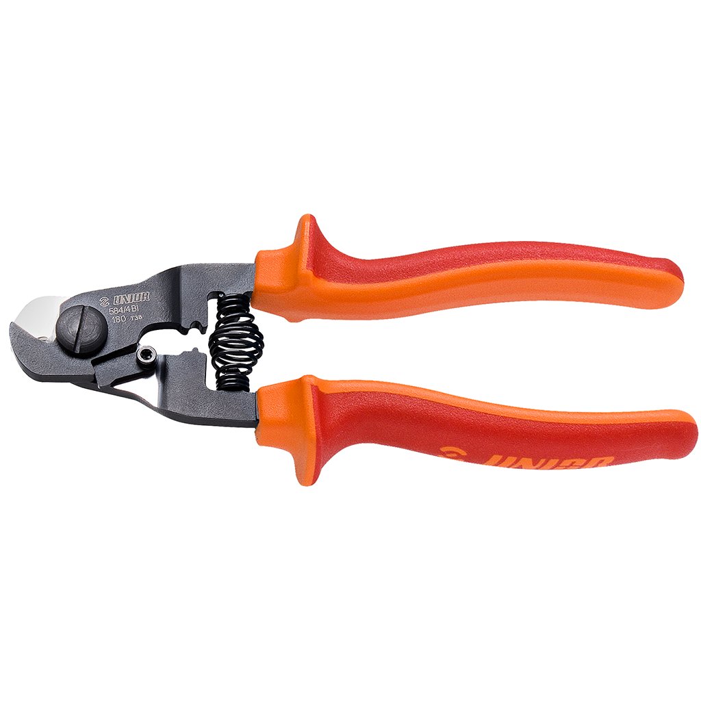 Cable and Housing Tools category — Unior 584/4BI bicycle cable and housing cutter with sprung jaws