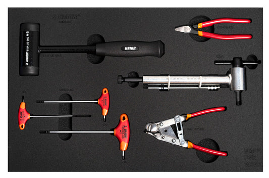 Bike Tool Set in Tool Tray