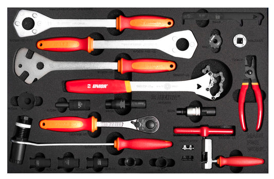 Bike Tool Set in Tool Tray
