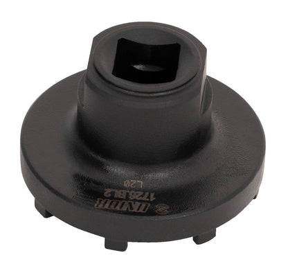 Unior Bosch Gen 2 Lockring Tool 1726.BL2 close-up showing 1/2 inch square drive and splined lockring engagement