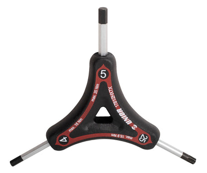 Unior Y Hex & Torx wrench 4x5xTX25 1781/2HXTX with stamped 16, 20, and 15.9 Nm torque limits on each arm