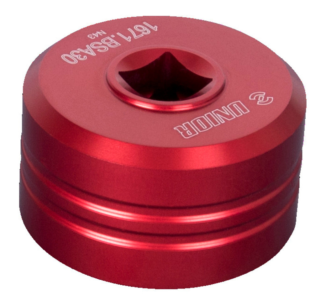 Unior 1671.BSA30 bottom bracket socket drive face with 1/2 inch square drive and laser-marked article number