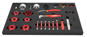 Bike Tool Set In SOS Tool Tray - 1600SOS18-US