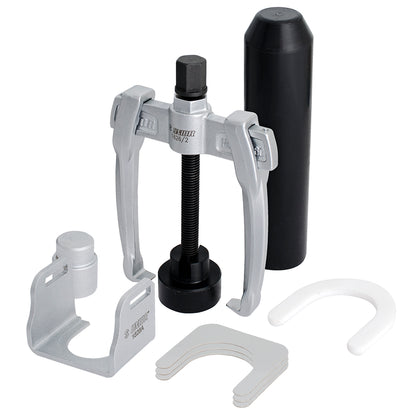 Unior 1626A Power and Ultra Torque bottom bracket bearing tool set, two-arm puller with adapter brackets and shim plates for Campagnolo cranks
