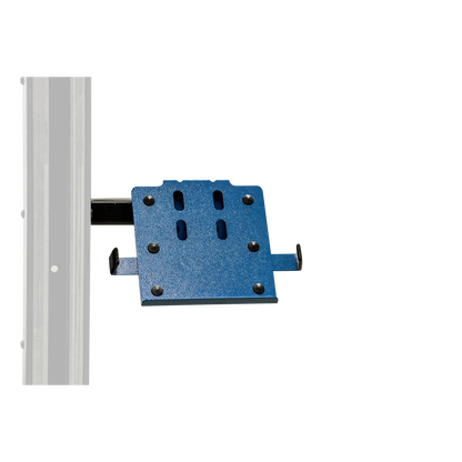 Unior 1693EL.6 frame-mount tablet holder, articulated double-arm cradle that clamps to the 1693EL workstand