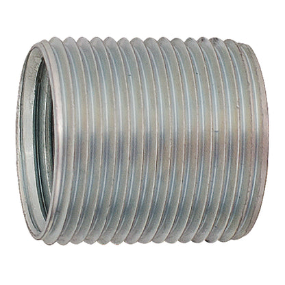 Unior Left Pedal Thread Insert 1695.4A, zinc-plated threaded sleeve for restoring stripped 9/16 inch left-hand crank arm threads