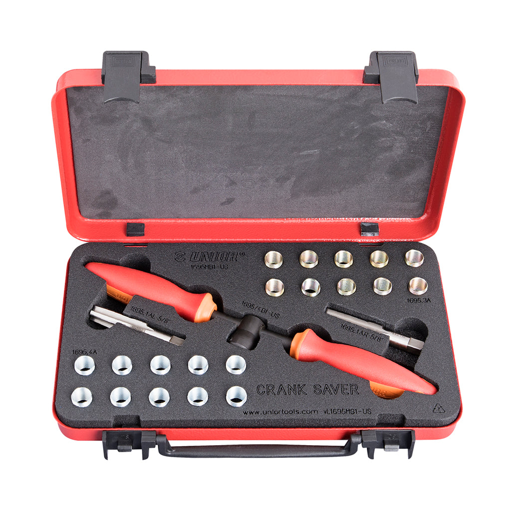 bicycle pedal thread repair kit Unior Crank Saver Kit