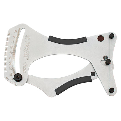 Unior Spoke Tension Meter 1752/2, precision gauge with engraved scale from 1.0 to 3.3 mm spoke readings