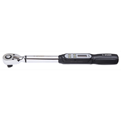 Unior Electronic Torque Wrench 266B, 1 to 20 Nm digital ratchet with chrome shaft and LCD display