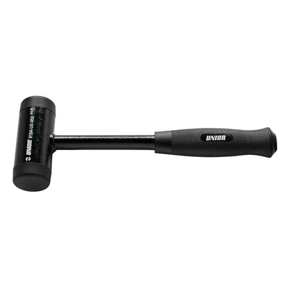 Unior Deadblow Hammer 819A-US, dead-blow head with textured black grip for non-marring bicycle assembly