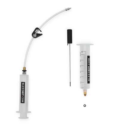 Bleedkit Basic kit for Shimano hydraulic disc brakes, 30 ml caliper syringe with bent tube plus 33 ml lever syringe